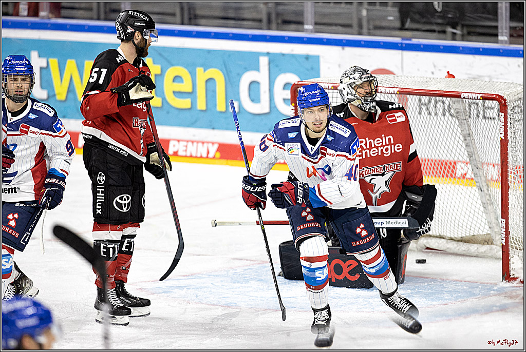 PENNY DEL;  Koelner Haie - Adler Mannheim; Koeln, 02.01.2022